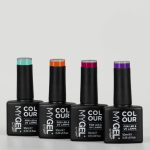 Mylee Bolds LED/UV Bold & Vibrant Gel Nail Polish Quad - 4x10ml – Long Lasting At Home Manicure/Pedicure, High Gloss And Chip Free Wear Nail Varnish