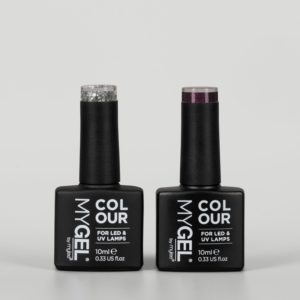 Mylee LED/UV Gel Nail Polish Duo 2 - 2x10ml – Long Lasting At Home Manicure/Pedicure, High Gloss And Chip Free Wear Nail Varnish