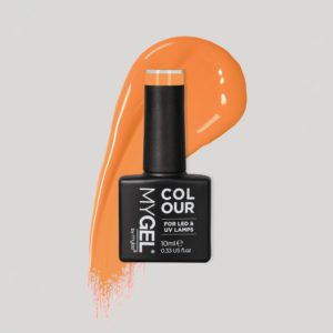 Mylee Safari Trip LED/UV Orange Gel Nail Polish - 10ml – Long Lasting At Home Manicure/Pedicure, High Gloss And Chip Free Wear Nail Varnish