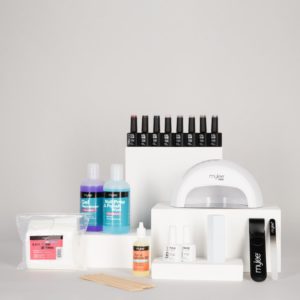 Mylee The Full Works Complete Gel Polish Kit (White) - Autumn/Winter - Long Lasting At Home Manicure/Pedicure