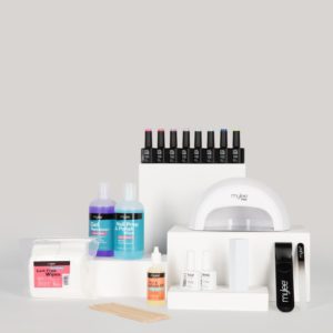 Mylee The Full Works Complete Gel Polish Kit (White) - Spring/Summer - Long Lasting At Home Manicure/Pedicure