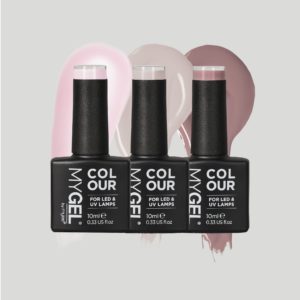 Mylee The Nudes LED/UV Gel Nail Polish Trio - 3x10ml – Long Lasting At Home Manicure/Pedicure, High Gloss And Chip Free Wear Nail Varnish