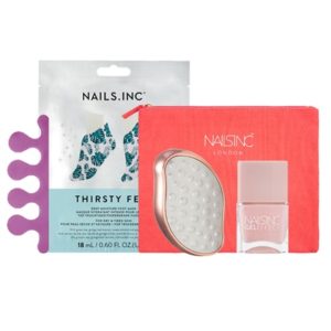 Nails.INC Ready For A Pedi 5-Piece Foot Treatment Kit