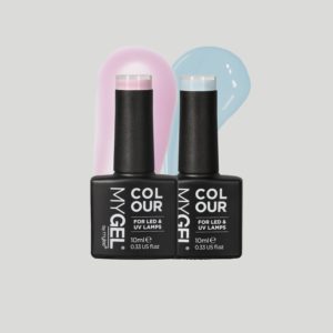 Mylee Maybe Baby LED/UV Gel Nail Polish Duo - 2x10ml – Long Lasting At Home Manicure/Pedicure, High Gloss And Chip Free Wear Nail Varnish