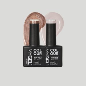 Mylee Work Of Art LED/UV Gel Nail Polish Duo - 2x10ml – Long Lasting At Home Manicure/Pedicure, High Gloss And Chip Free Wear Nail Varnish