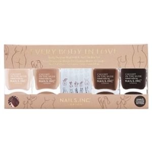 Nails.INC Every Body In Love 4-Piece Nail Polish and Sticker Set