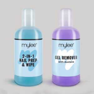 Mylee Nail Prep and Wipe + Gel Remover Duo, 250ml