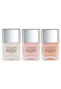 Nails.INC Go For Glow 3-Piece Nail Polish Collection