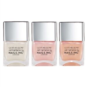 Nails.INC Go For Glow 3-Piece Nail Polish Collection