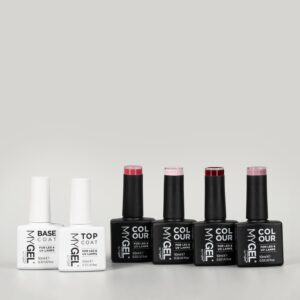 Mylee Classic LED/UV Gel Nail Polish Collection - 4x10ml - Long Lasting At Home Manicure/Pedicure, High Gloss And Chip Free Wear Nail Varnish