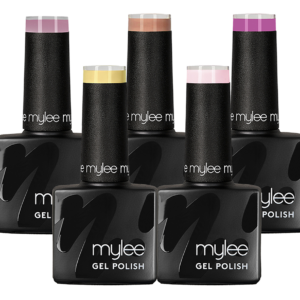 Mylee Gel Nail Polish Free Kit Bundle - 5 Colours (10ml Each)